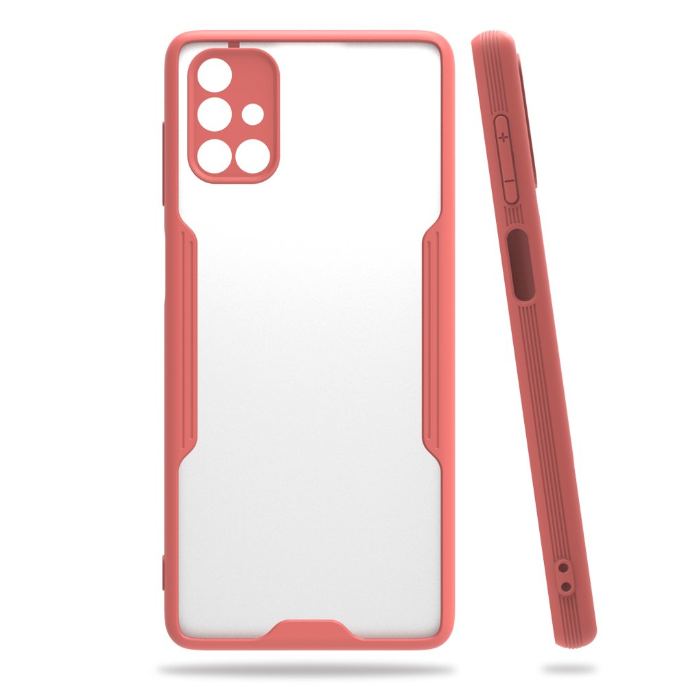 Samsung Galaxy M51 Kılıf Platin Silikon